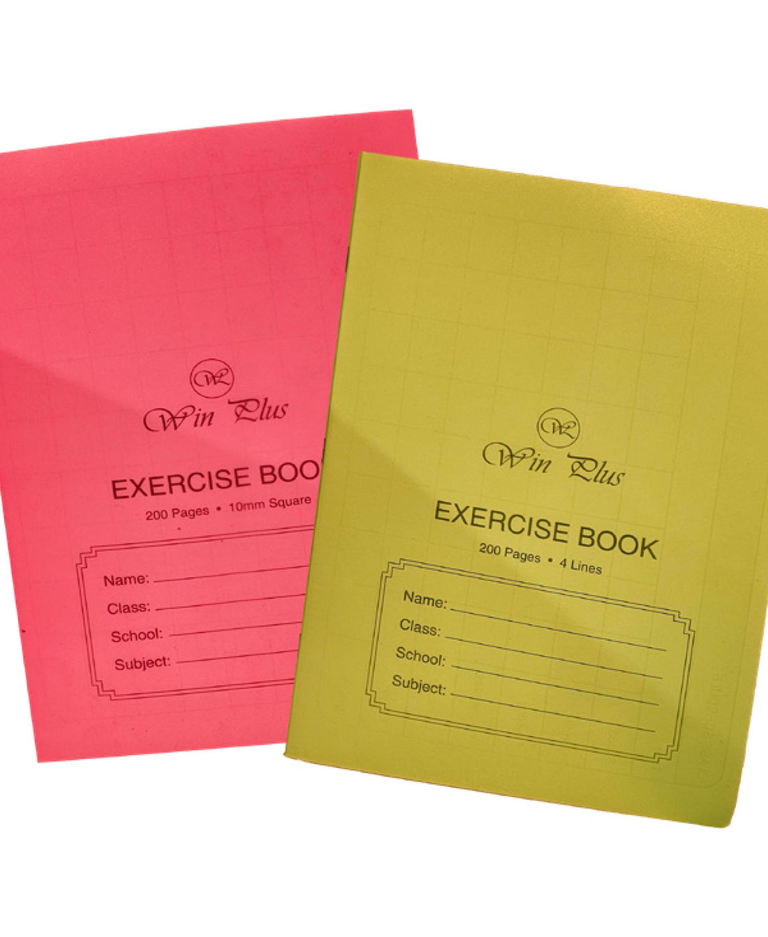 Win Plus Notebook A4 100 Sheets AssortedPer Pc