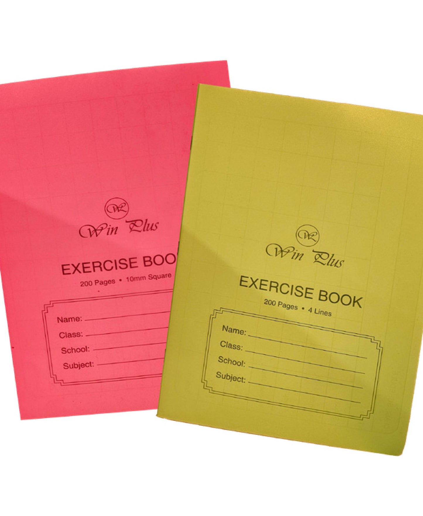 Win Plus Notebook A4 100 Sheets AssortedPer Pc