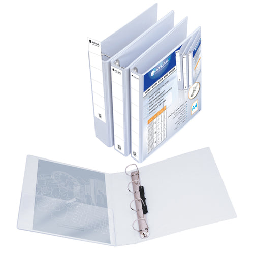 Atlas 2 Ring Binder with Packet, 35 mm