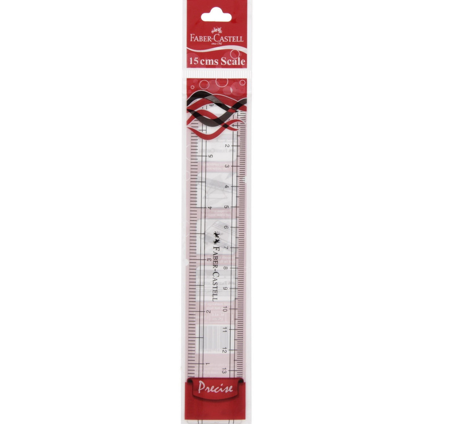 Faber-Castell 15cms Plastic Ruler