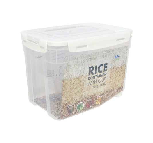 JCJ Plastic Rice Container, 18.2L, 1399
