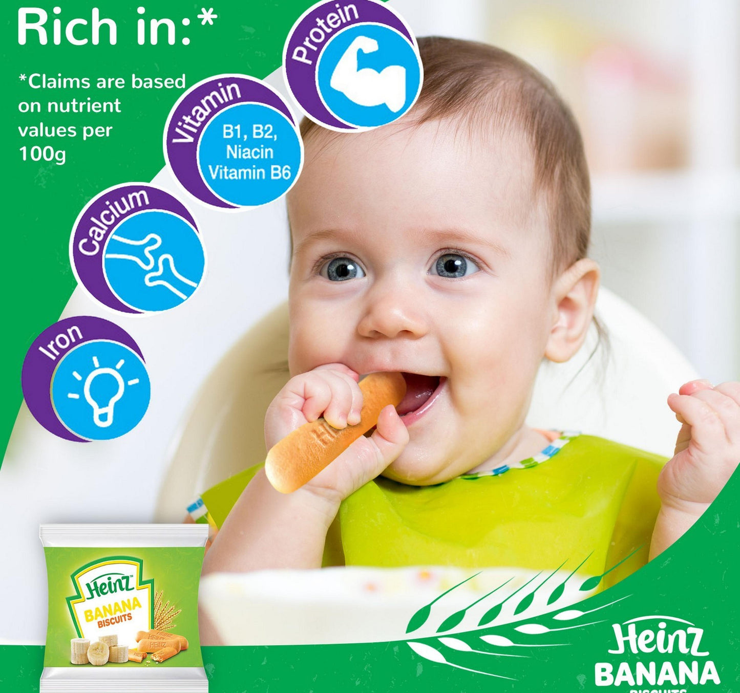 Heinz Banana Biscuit 240 g