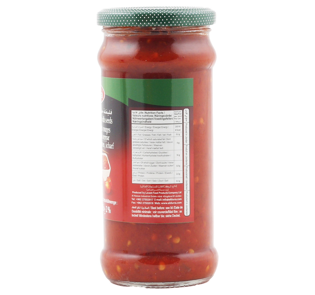 Al Durra Red Hot Pepper Sauce 360 g