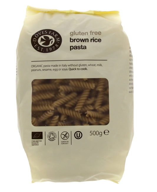 Doves Farm Organic Gluten Free Brown Rice Pasta 500 g