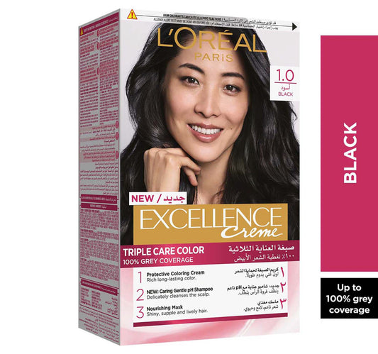 L'Oreal Paris Excellence Creme Color 1 Black Noir 1 pkt