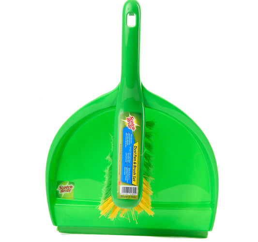 Scotch Brite Dust Pan And Brush Set 1pc