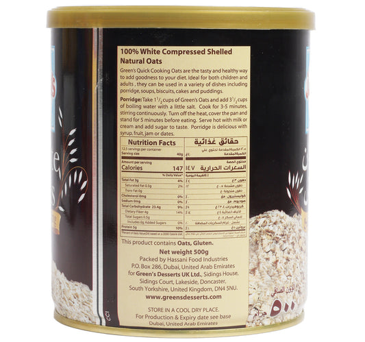 Green's White Oats Value Pack 2 x 500 g