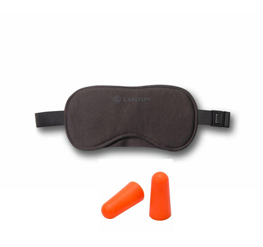 Carlton Eye Mask & EarPlugs, Grey