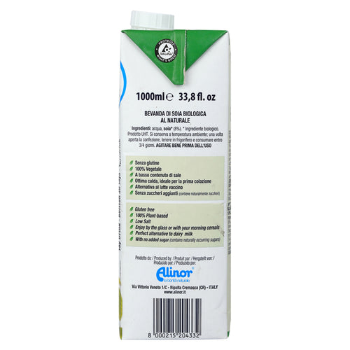 Ecolife Organic Soy Drink Natural 1 Litre