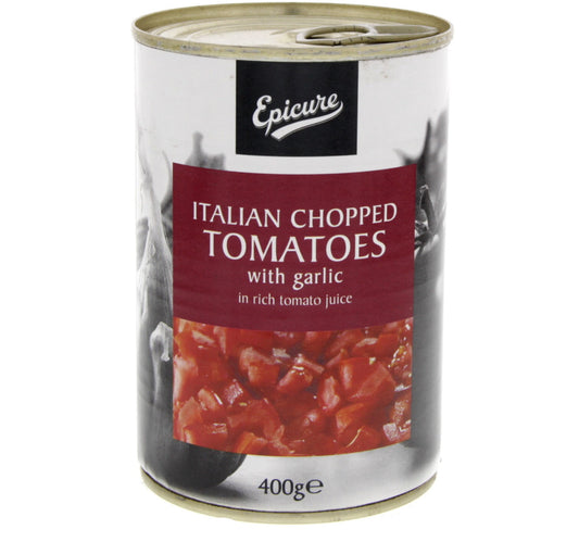 Epicure Italian Chopped Tomatoes With Garlic In Rich Tomato Juice 400 g