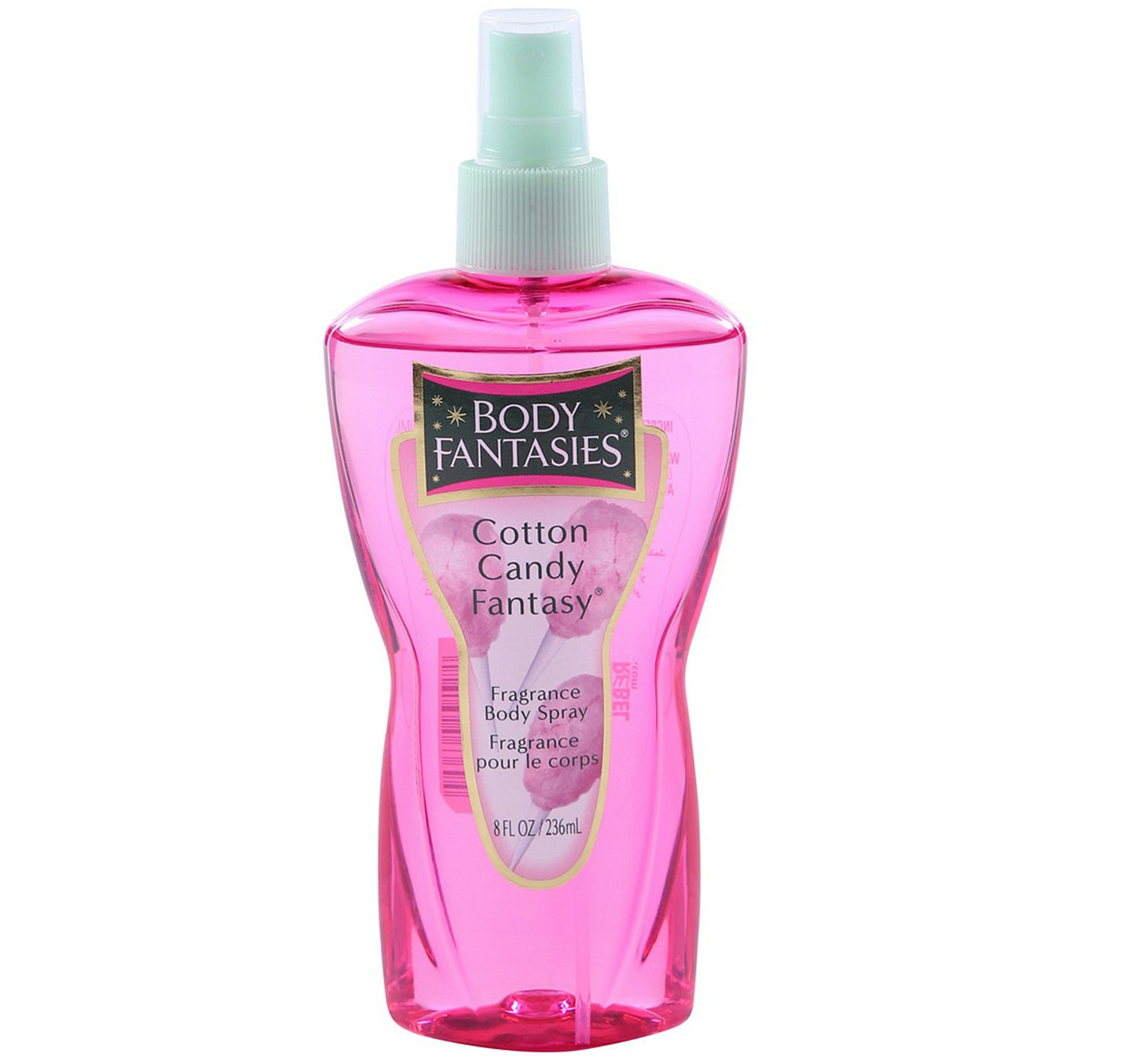 بخاخ معطر للجسم برائحة القطن والحلوى من بودي فانتاسيز، 236 مل
