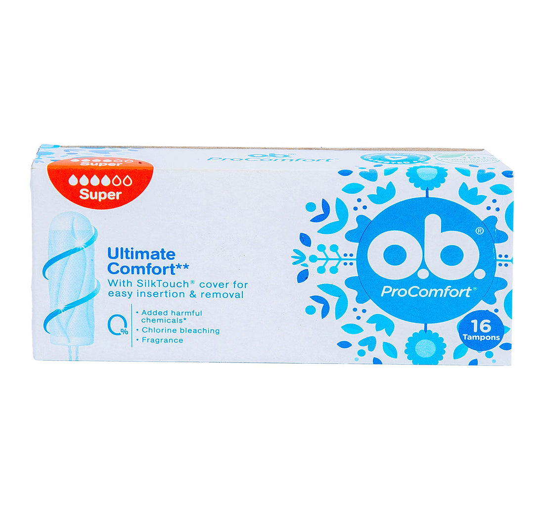 سدادات قطنية OB ProComfort Super Tampons 16 قطعة