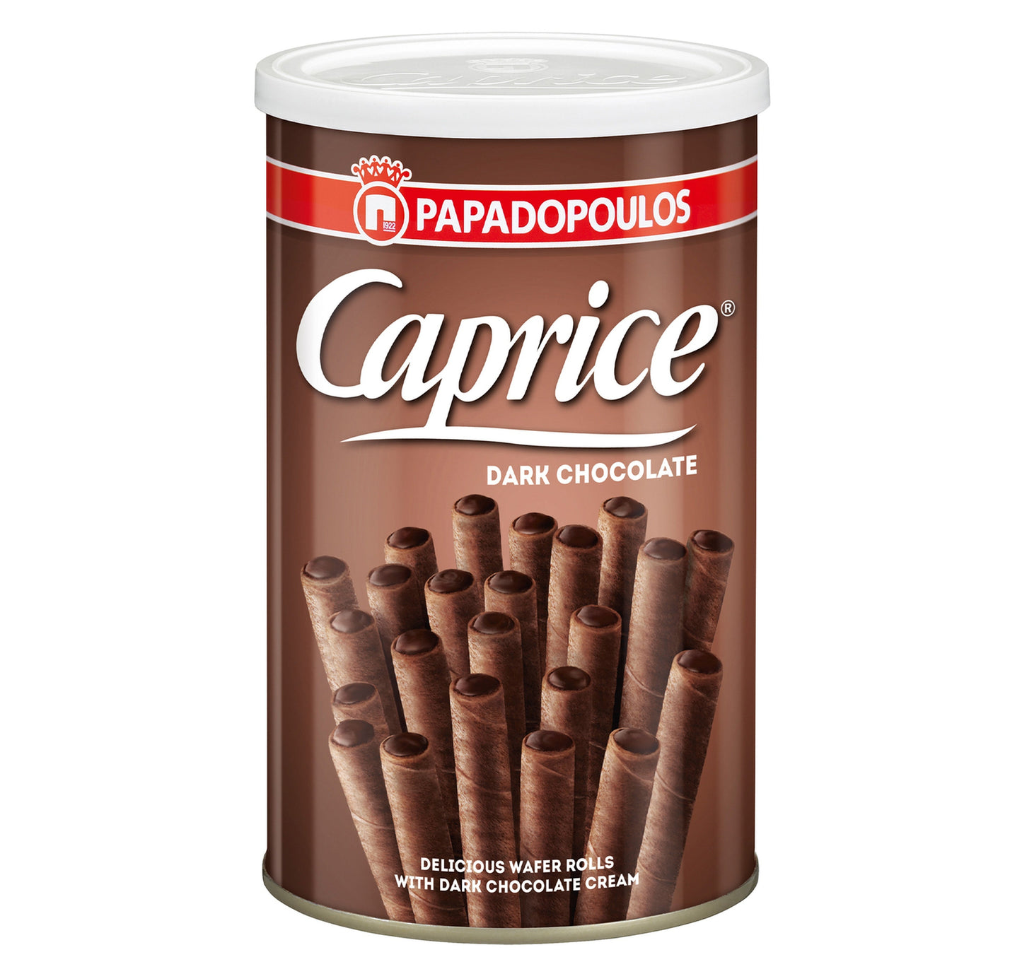 Papadopoulos Caprice Wafer Rolls with Dark Chocolate Cream 250 g