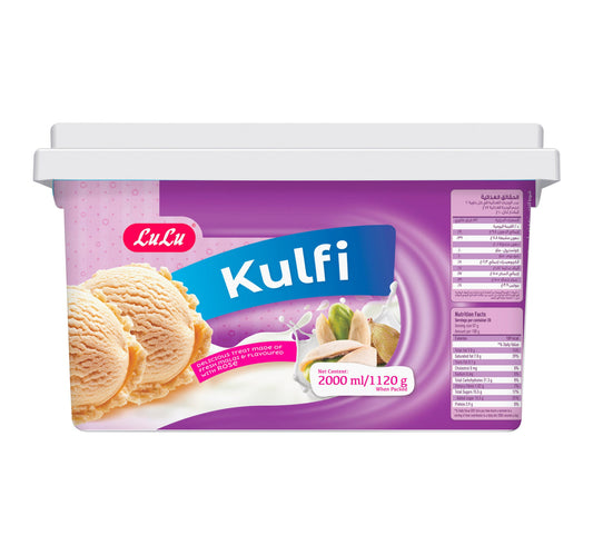 LuLu Kulfi Ice Cream 2 Litres