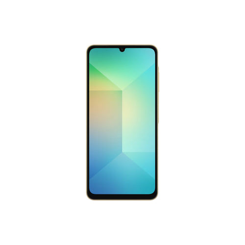Samsung Galaxy A06 4G Smartphone, 6 GB RAM, 128 GB Storage, Gold