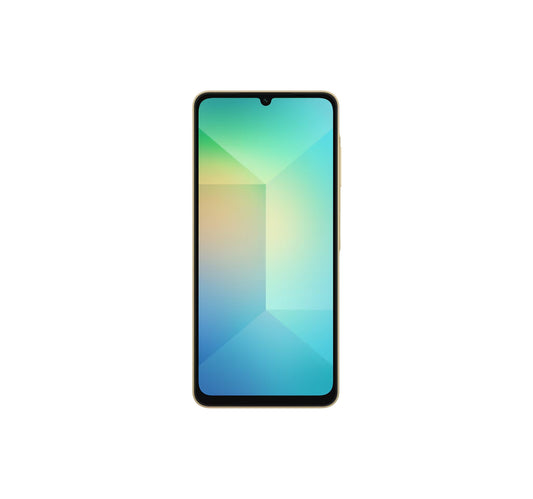 Samsung Galaxy A06 4G Smartphone, 4 GB RAM, 128 GB Storage, Gold