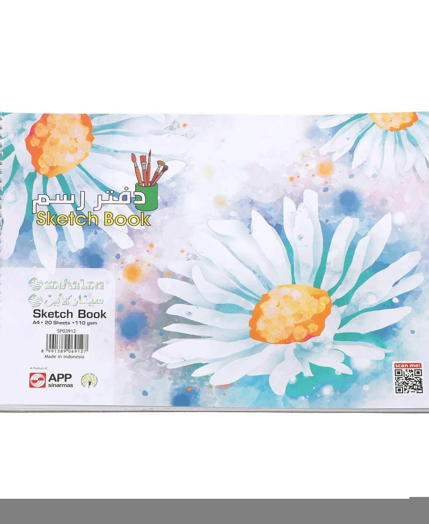 Sinar line Sketch Book Spiral A4 20Sht