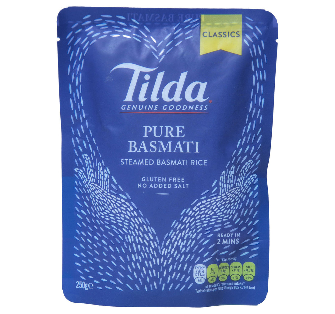 أرز تيلدا البسمتي النقي المطهو على البخار 250 غرام
