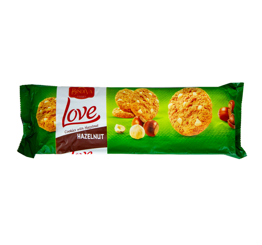 Bisdiva Love Cookies Hazelnut 150 g