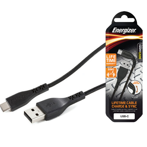 Energizer TypC CableC41C2AGBKT 1.2M