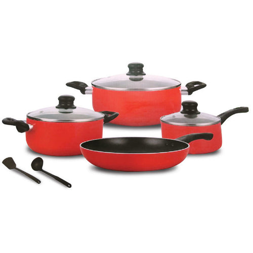 Chefline Aluminium Non Stick Cookware Set, 9 pcs, YL902