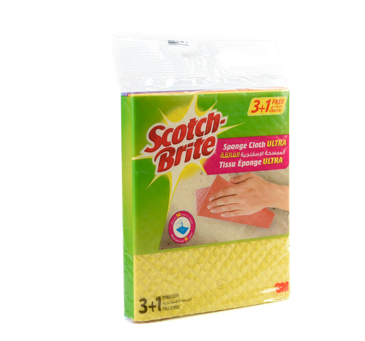Scotch Brite Sponge Cloth Ultra 3+1