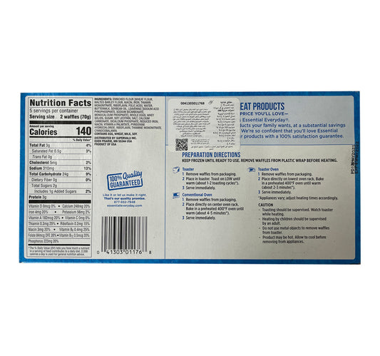 Essential Everyday Buttermilk Waffles 350 g