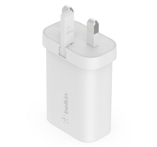 Belkin BoostCharge USB-C PD 3.0 PPS Wall Charger 25W (WCA004MYWH) White