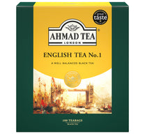 Ahmad Tea London English Tea No. 1 Value Pack 100 Teabags