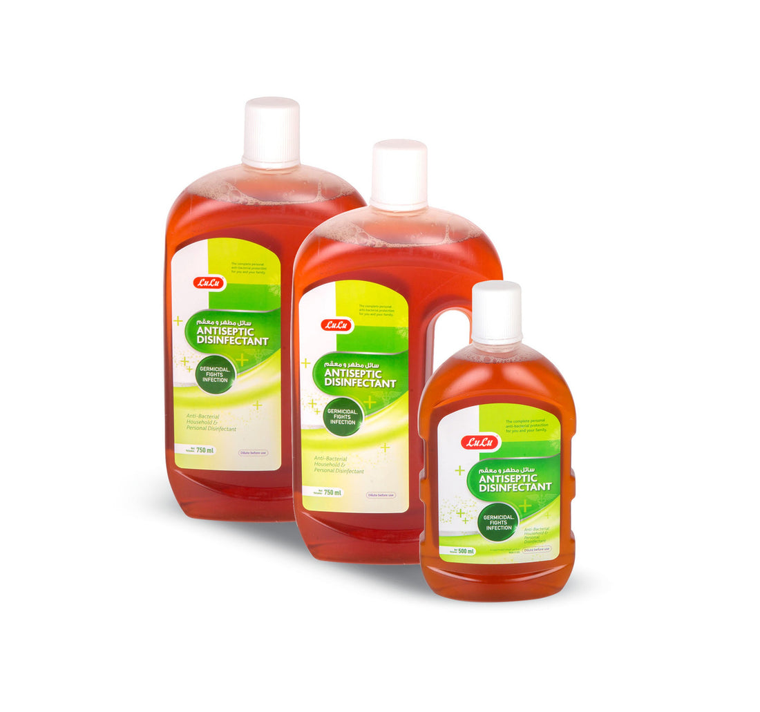 LuLu Antiseptic Disinfectant 2 x 750 ml + 500 ml