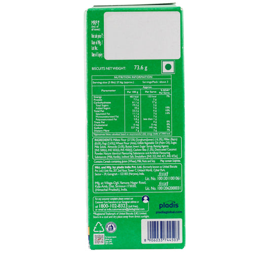 McVitie's Millet Almond Cookies 73.6 g