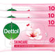 Dettol Skin Care Antibacterial Skin Wipes 3 x 10 pcs