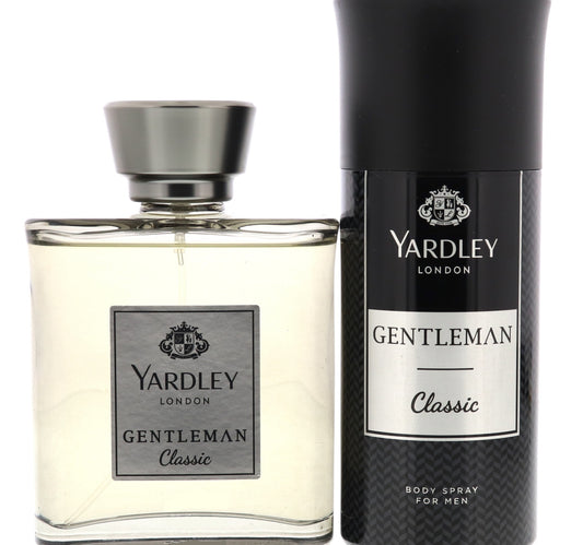 Yardley EDT Gentleman Classic 100 ml + Deodorant Body Spray For Men 150 ml