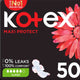فوط صحية كوتكس ماكسي بروتيكت سميكة فائقة الحجم بأجنحة 50 قطعة