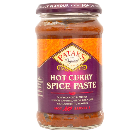 Patak's Hot Curry Spice Paste 283 g