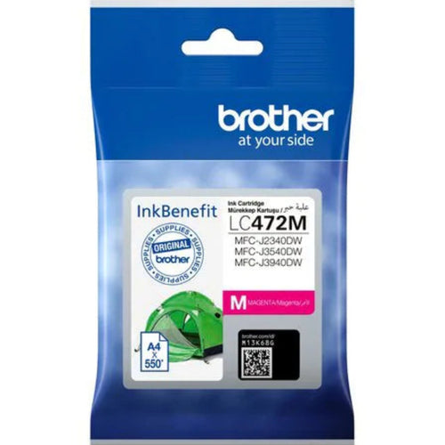 Brother Standard Yield Innobella Ink Cartridge, Magenta, BG-LC472M