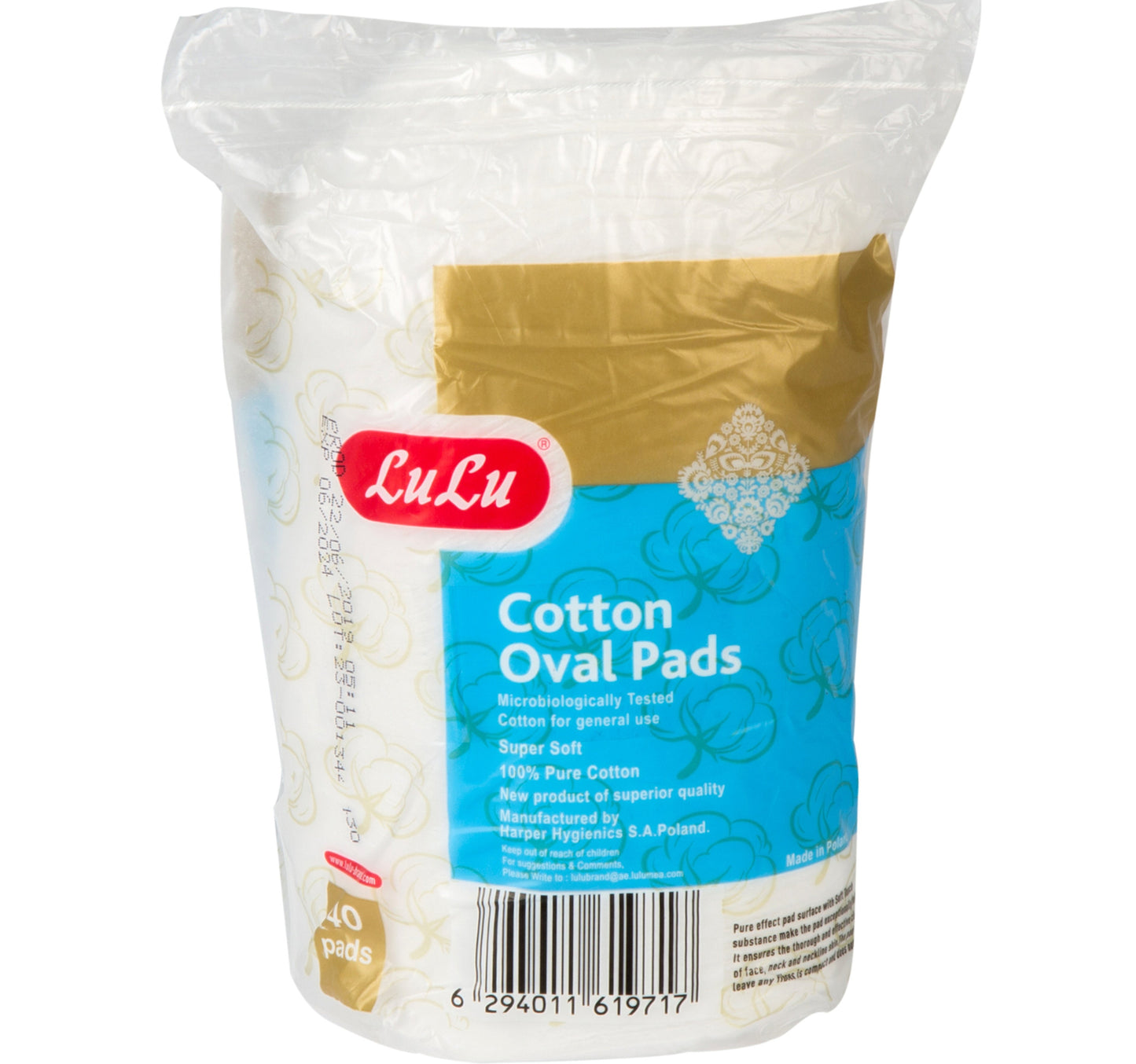 LuLu Cotton Oval Pads 40pcs