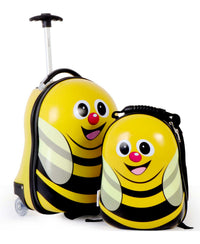 حقيبة ظهر وحقيبة سفر للأطفال من Wagon R Yellow Bee EK04