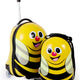 Wagon R Yellow Bee Kids Luggage + Backpack EK04