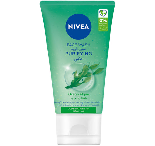 Nivea Purifying Cleansing Face Wash for Combination Skin with Ocean Algae 150 ml