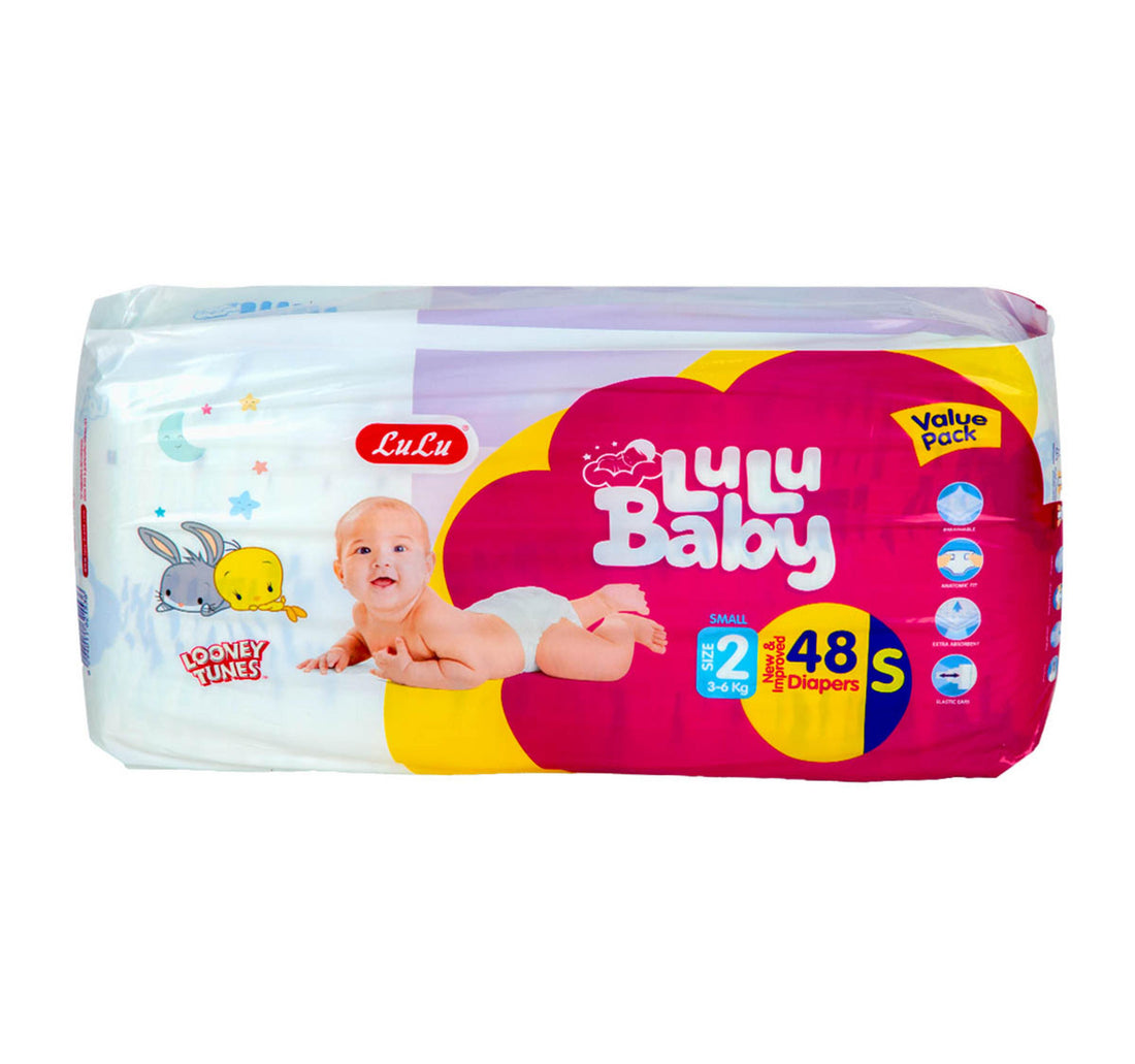 LuLu Baby Diapers Size 2 Small 3-6 kg 48 pcs