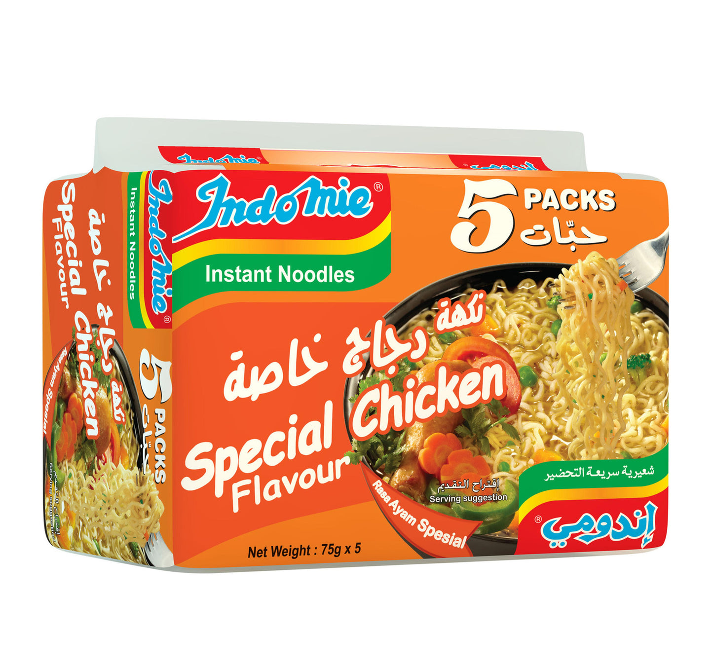 Indomie Instant Noodles Special Chicken Flavour 5 x 75 g
