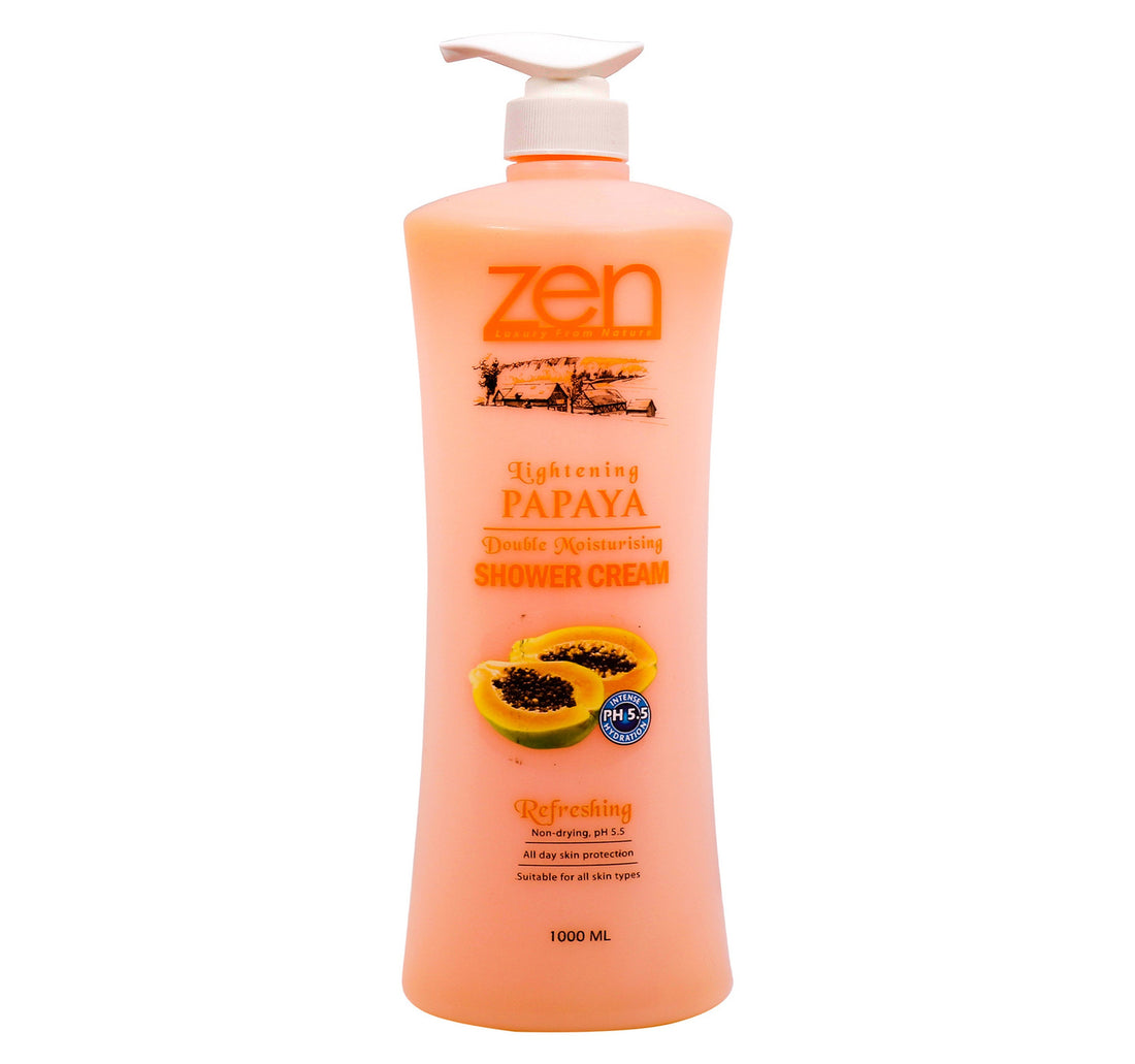 Zen Shower Cream Lightening Papaya 1 Litre