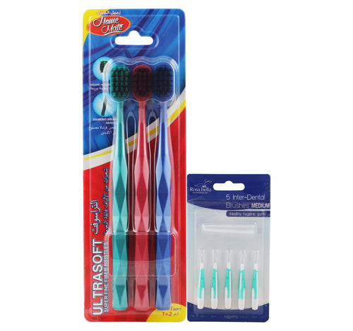 Home Mate Toothbrush 3 pcs + Offer