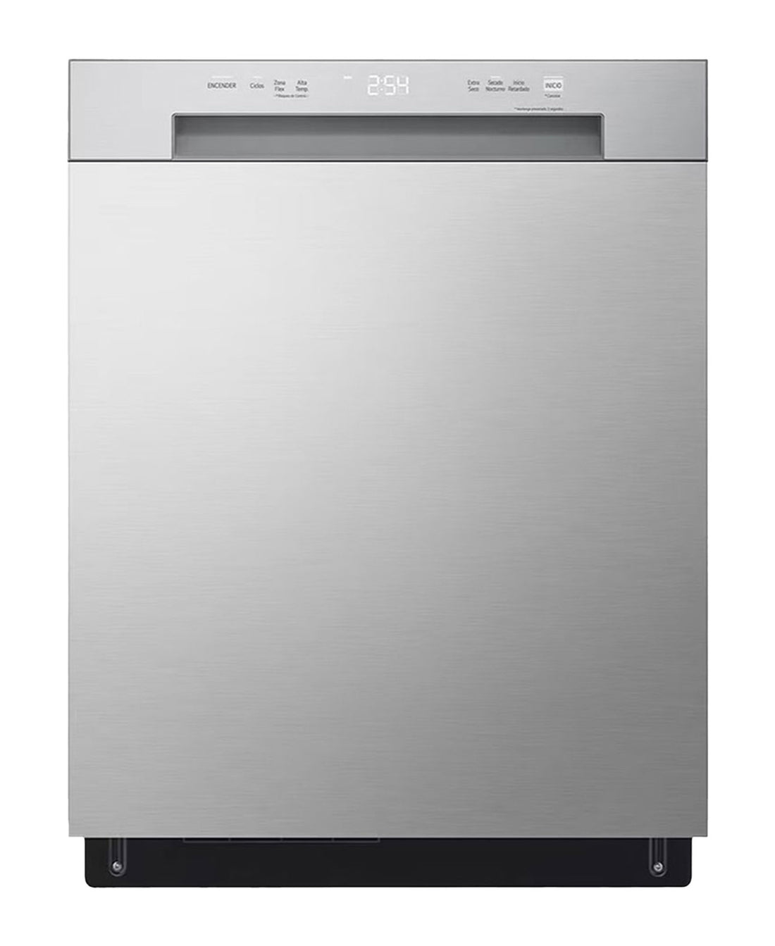 LG QuadWash Inverter Direct Drive Dishwasher, 5 Program, Silver, DFC612FV