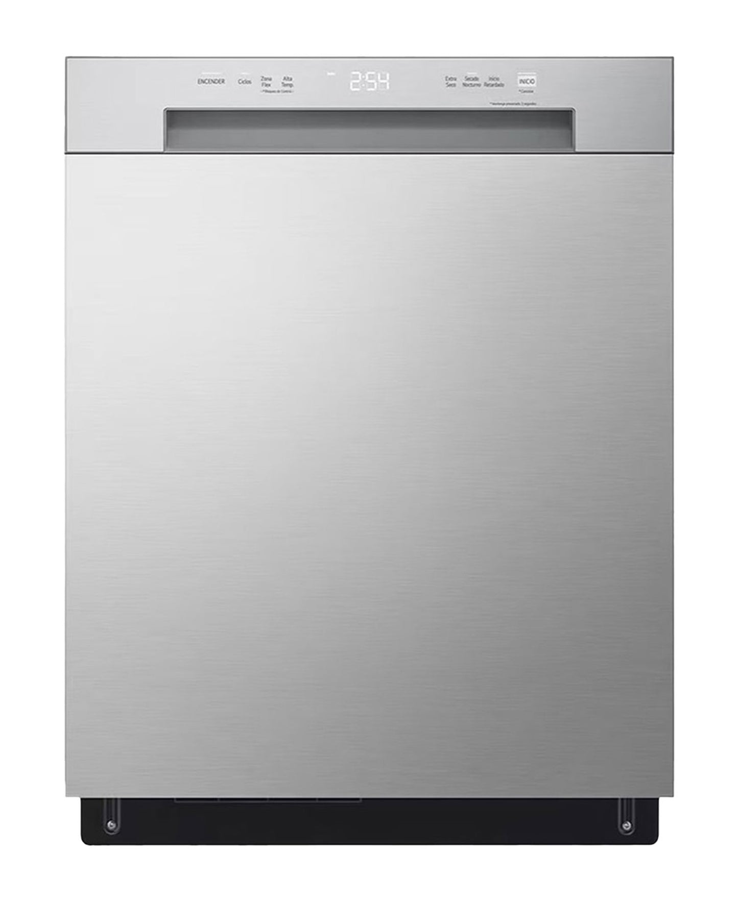 LG QuadWash Inverter Direct Drive Dishwasher, 5 Program, Silver, DFC612FV
