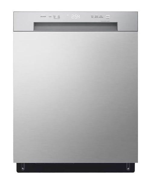 LG QuadWash Inverter Direct Drive Dishwasher, 5 Program, Silver, DFC612FV