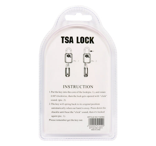 Nine States Brass Key Lock 12011