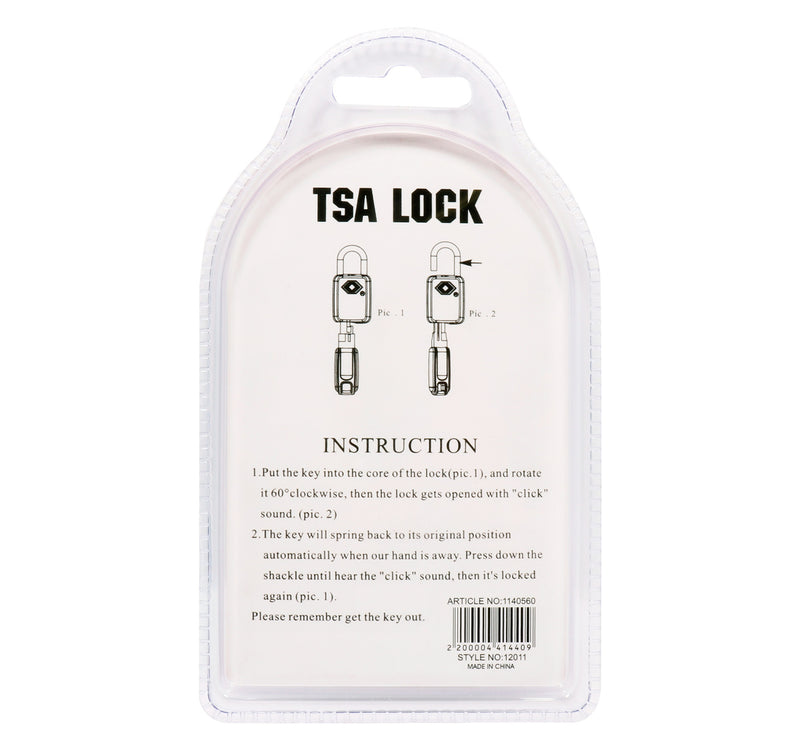 Nine States Brass Key Lock 12011