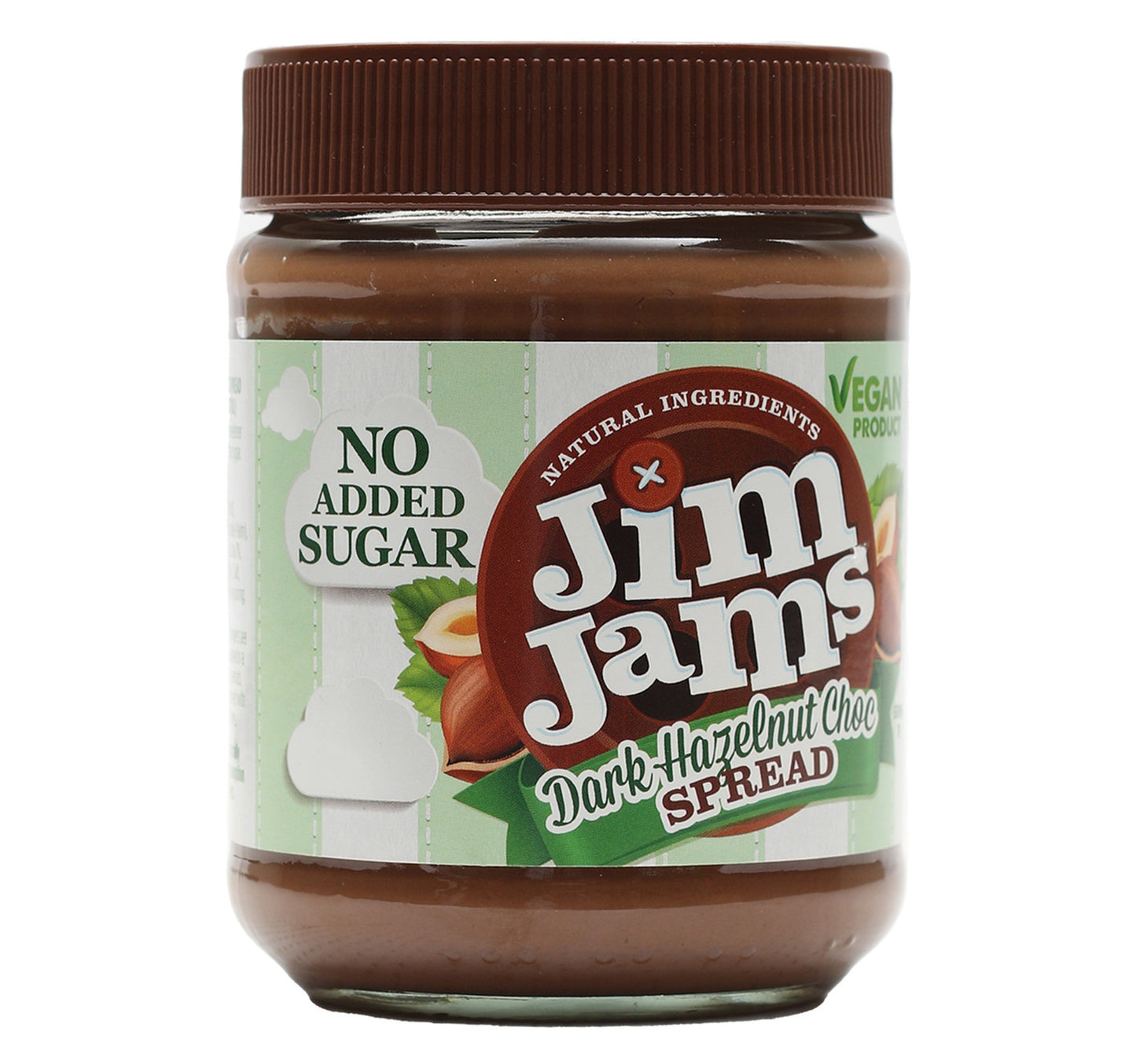 Jim Jams Dark Choco Hazelnut Spread No Added Sugar 330 g